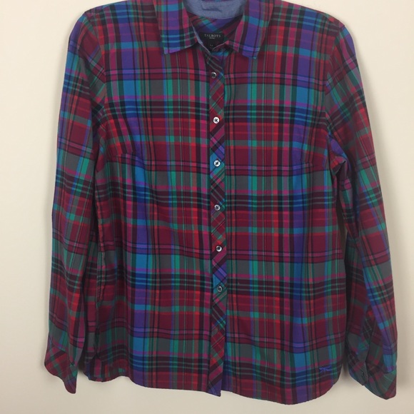 Talbots Tops - Women’s Sz PL Talbots Plaid Button Down Shirt 👚 Talbots Tops - Women’s Sz PL Talbots Plaid Button Down Shirt 👚